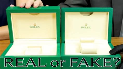 original rolex box vs fake|real rolex boxes.